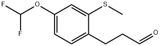 3-(4-(Difluoromethoxy)-2-(methylthio)phenyl)propanal