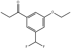 1-(3-(Difluoromethyl)-5-ethoxyphenyl)propan-1-one