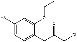 1-Chloro-3-(2-ethoxy-4-mercaptophenyl)propan-2-one