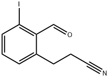 2-Formyl-3-iodophenylpropanenitrile