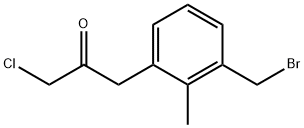 1-(3-(Bromomethyl)-2-methylphenyl)-3-chloropropan-2-one