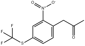 1-(2-Nitro-4-(trifluoromethylthio)phenyl)propan-2-one