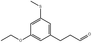 3-(3-Ethoxy-5-(methylthio)phenyl)propanal