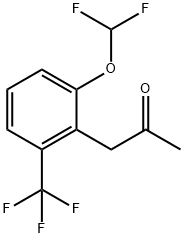 1-(2-(Difluoromethoxy)-6-(trifluoromethyl)phenyl)propan-2-one