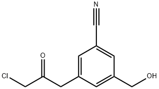 3-(3-Chloro-2-oxopropyl)-5-(hydroxymethyl)benzonitrile