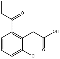 2-Chloro-6-propionylphenylacetic acid