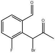 2-(1-Bromo-2-oxopropyl)-3-fluorobenzaldehyde