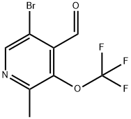 5-Bromo-2-methyl-3-(trifluoromethoxy)pyridine-4-carboxaldehyde