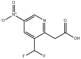 3-(Difluoromethyl)-5-nitropyridine-2-acetic acid