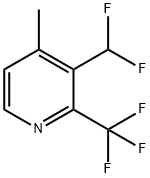 3-(Difluoromethyl)-4-methyl-2-(trifluoromethyl)pyridine