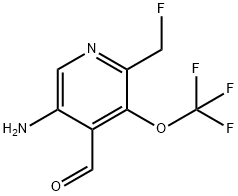 5-Amino-2-(fluoromethyl)-3-(trifluoromethoxy)pyridine-4-carboxaldehyde