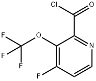 4-Fluoro-3-(trifluoromethoxy)pyridine-2-carbonyl chloride