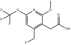 4-(Fluoromethyl)-2-methoxy-6-(trifluoromethoxy)pyridine-3-acetic acid