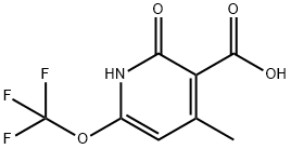 2-Hydroxy-4-methyl-6-(trifluoromethoxy)pyridine-3-carboxylic acid