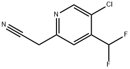 5-Chloro-4-(difluoromethyl)pyridine-2-acetonitrile
