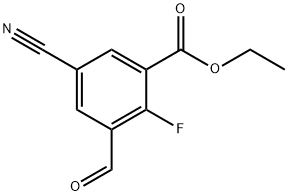 Ethyl 5-cyano-2-fluoro-3-formylbenzoate