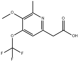 3-Methoxy-2-methyl-4-(trifluoromethoxy)pyridine-6-acetic acid