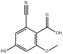 2-Cyano-4-mercapto-6-methoxybenzoic acid