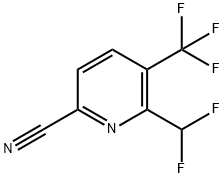 6-Cyano-2-(difluoromethyl)-3-(trifluoromethyl)pyridine