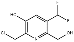 2-(Chloromethyl)-5-(difluoromethyl)-3-hydroxypyridine-6-methanol