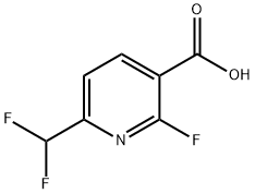 3-Pyridinecarboxylic acid, 6-(difluoromethyl)-2-fluoro-