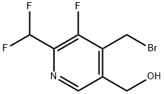 4-(Bromomethyl)-2-(difluoromethyl)-3-fluoropyridine-5-methanol