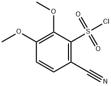 6-Cyano-2,3-dimethoxybenzenesulfonylchloride