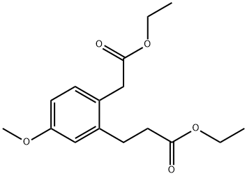 Ethyl 2-(3-ethoxy-3-oxopropyl)-4-methoxyphenylacetate