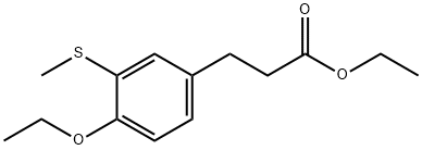 Ethyl 3-(4-ethoxy-3-(methylthio)phenyl)propanoate