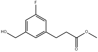 Methyl 3-(3-fluoro-5-(hydroxymethyl)phenyl)propanoate