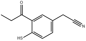 4-Mercapto-3-propionylphenylacetonitrile