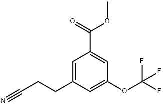 Methyl 3-(2-cyanoethyl)-5-(trifluoromethoxy)benzoate