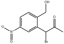 2-(1-Bromo-2-oxopropyl)-4-nitrobenzylalcohol