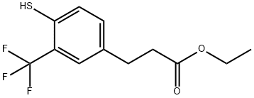 Ethyl 3-(4-mercapto-3-(trifluoromethyl)phenyl)propanoate