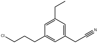 3-(3-Chloropropyl)-5-ethylphenylacetonitrile