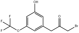 3-(3-Bromo-2-oxopropyl)-5-(trifluoromethoxy)phenol