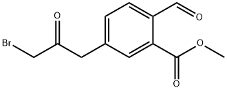 Methyl 5-(3-bromo-2-oxopropyl)-2-formylbenzoate