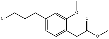 Methyl 4-(3-chloropropyl)-2-methoxyphenylacetate