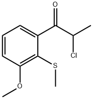 3-(2-Chloropropanoyl)-2-(methylthio)anisole