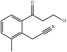 2-(3-Chloropropanoyl)-6-methylphenylacetonitrile