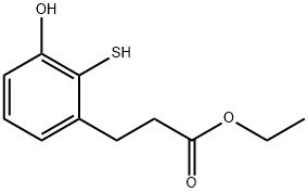 Ethyl 3-hydroxy-2-mercaptophenylpropanoate