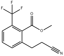 Methyl 2-(2-cyanoethyl)-6-(trifluoromethyl)benzoate