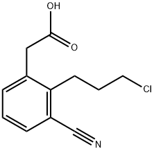 2-(3-Chloropropyl)-3-cyanophenylacetic acid