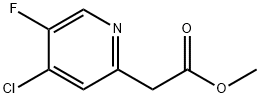 (4-Chloro-5-fluoro-pyridin-2-yl)-acetic acid methyl ester