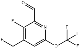 3-Fluoro-4-(fluoromethyl)-6-(trifluoromethoxy)pyridine-2-carboxaldehyde