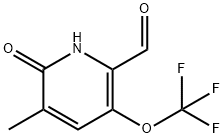 2-Hydroxy-3-methyl-5-(trifluoromethoxy)pyridine-6-carboxaldehyde