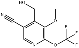 5-Cyano-3-methoxy-2-(trifluoromethoxy)pyridine-4-methanol