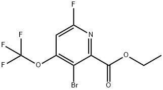 Ethyl 3-bromo-6-fluoro-4-(trifluoromethoxy)pyridine-2-carboxylate