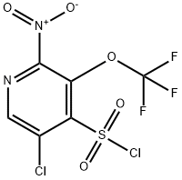 5-Chloro-2-nitro-3-(trifluoromethoxy)pyridine-4-sulfonyl chloride