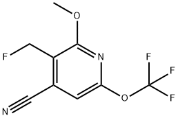 4-Cyano-3-(fluoromethyl)-2-methoxy-6-(trifluoromethoxy)pyridine